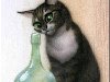 Нарисованные коты и кошки