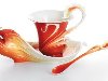 Красивые чайные чашки – лепной китайский фарфор