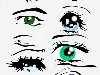 ... глаз,нарисованные в анимэ стиле на программе Photoshop CS2 (496x698, ...