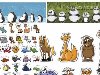 Забавные нарисованные животные в векторе | Funny vector animals 2