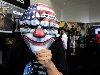 Промоутер игры PayDay 2 в маске клоуна на выставке E3 2013.