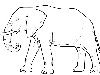 Слон - раскраска для детей. Вы можете узнать Как нарисовать слона в нашем ...