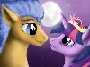 Flash Sentry and Twilight Sparkle by Vaileaa