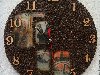 Ярмарка Мастеров - ручная работа Кофейные часы с изображением города