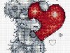 Картинка Мишка с сердцем - , для мобильного телефона. картинка Мишка с