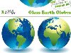   -  . Glass Earth Globes Vector