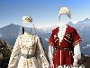Национальный костюм осетин состоит из нательного белья, шароваров, черкески, ...