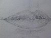 Учимся рисовать губы.Простой карандаш.