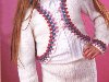 Белый вязаный костюм для девочки 9-10 лет спицы Сегодня на сайте Вязаные ...