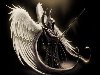 Angels Dark Angel Bearing A Sword Wallpaper with 1920x1200 Resolution
