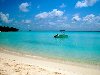 Мальдивы, катер на голубой воде - Бесплатные обои для рабочего стола