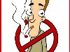 Знак стоп против курения. Мужчина на своей шкуре понял что курящим вход ...