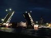 Россия, Санкт-Петербург, Нева, белая ночь, дворцовый мост (Разводные мосты