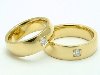 обручальные кольца , свадебные кольца желтое золото 750 пробы