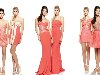 Потрясающе модные и красивые платья 2013 красного цвета с нежной, ...