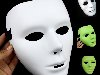 оптовая взрослых муёчин/ёенщин хэллоуин хип-хоп японский маски белый призрак ...
