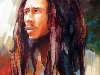 Bob Marley. canvas/oil 80cm x 60cm 2007. Artwork is not available