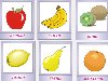 Детские карточки u0026quot;Овощи и фруктыu0026quot;. В наборе 21 карточка - яблоко, банан, ...