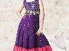 Фиолетовое платье для девочек от 2 до 16 лет из креп-жоржета, ...