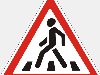 Дорожные знаки-Предупреждающий дорожный знак 1.32 Пешеходный переход