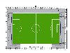 Схема размещения Систем ограждений MUBA на поле футбольного стадиона