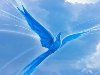 Лечу синей птицей... Тамара Терёхина. Какое небо голубое! Ни единого штриха.