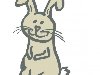 простые каракули кролика автор K Whiteford