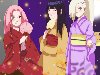 Sakura, Hinata e Ino - Kimono by haruhishi