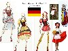 Эскизы Анны Хорошавцевой для немецкого национального костюма