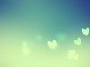 hearts, фон, зеленый, Сердечки. Код для блога (HTML):