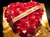 [Праздничный торт] торт в виде сердца с розами