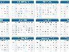 Широкоформатные обои Календарь 2013, Календарь на 2013 год