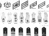 Звания и знаки различия на 1968г. Нижний ряд - знаки различия офицеров ВМС.