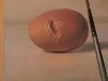 Ломаем нарисованное яйцо (видео)