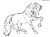 Раскраска Лошадь. Раскраска для детей лошадь