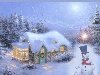 Красивые зимние анимационные и блестящие картинки