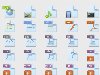 В дополнение к первому и второму набору нарисованы 25 иконок типов файлов в ...