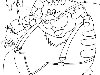 Раскраска для детей «Кот из мультфильма «Возвращение блудного попугая»