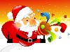 New year greatings, Нарисованные забавный Дедушка Мороз (Ded Moroz)