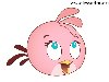 Сейчас будем рисовать розовую птицу из Angry Birds, которую зовут Стелла.