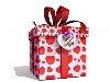 Святого Валентина подарок коробка на белом фоне. Фото со стока - 11772720