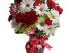 Букет из роз, хризантем и гвоздик №231