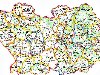 Карта Пензенской области подробная с дорогами и городами: