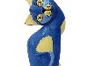 Деревянная статуэтка «Синий кот»