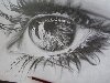 Очень красиво и выразительно гарисован глаз карандашом Искусство, рисование, ...