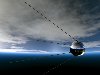 Спутник-1 — первый искусственный спутник Земли, был запущен на орбиту в СССР ...