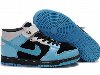 Фотографии Кроссовки Nike Dunk Mid SB - черно-голубые+серый