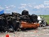 В Запорожье микроавтобус влетел в бензовоз (ВИДЕО) Четыре человека погибли и ...