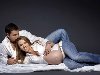 Фотосессия беременных с мужем и без