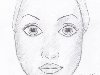 На этом, думаю, простейшая подготовка к рисованию лица человека карандашом ...